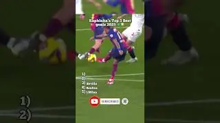 Top 5 Raphinha Goals 2025🇧🇷⭐️🌟#football #shorts