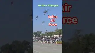 Helicopter air Show #airforce #army #airshow #helicopter #republicday #reels #song #border2 #border