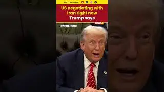 #trump | Trump Says US Negotiating With Iran Right Now With Diplomacy|    NewsX | Breaking News |