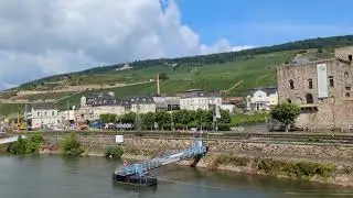 Sailing from Rüdesheim am Rhein - KD Cruise - 'Slow TV Snacks'