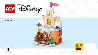 LEGO instructions - Disney - 43278 - Mini Arendelle Castle & Elsa's Ice Palace (Book 1)