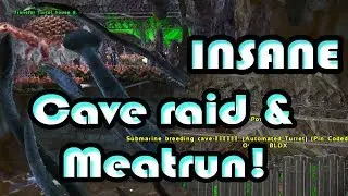INSANE CAVERAID & MEATRUN! RIP BLDX BREEDING CAVE!  |  ARK Official Server