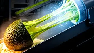 Inside an Industrial Avocado Processing Factory: From Whole Avocados to Frozen Pulp