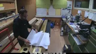 0042_2016 11 14 Wing jig and elevator skin cutout and wing front spar