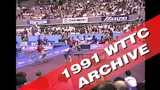1991 World Championships - Women's Singles Quarterfinal: Deng Yaping (CHN) - Csilla Batorfi (HUN)