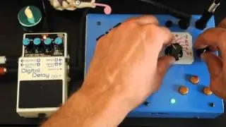 Critter&Guitari Kaleidoloop, Boss DD7 and a string, soundscape series I 4/4