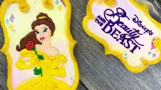 PRINCESS BELLE COOKIE (Beauty and the Beast) | Cookie Decorating tutorial | TALECOOKIES by Tanya Dur
