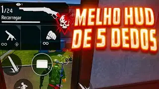 MELHOR HUD DE 5 DEDOS 🤯 DICAS DE COMO SE ACOSTUMAR, MOVIMENTAÇÃO INSANA GELO AGACHADO FREE FIRE🔥 25