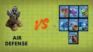 Clash Of Clans| Air Defense vs Air Troops.#clashwithlelum #clashofclans #gaming #viral 