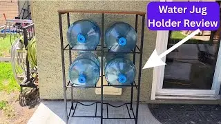 💧 5 Gallon Water Jug Holder Review 🏡 Perfect for Kitchen, Office & More!