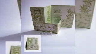 Faltkarte | Pandazeit | GONIS |Tutorial | Cardmaking