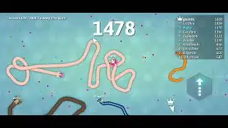 Snake reaper tried to chase me new Axolotal skin unlocked.Snake.io Gameplay