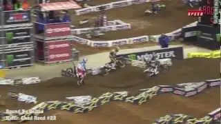 2012 Supercross Crashes -  HD - FULL COMMENTARY EDIT