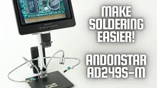 Soldering Made Simple: Andonstar AD249S-M Digital Microscope Review for Beginners!