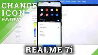 Как изменить стиль значков в REALME 7i &ndash; Настройка значков