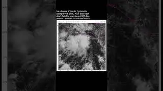Tropical Storm Ivo (2025) | Satellite imagery | source: CycloneWx, NOAA #cyclone #satellite