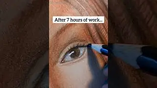 I tried draw Ariel in realism [little mermaid] #art #short