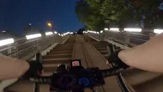 【 BESV JR1 】歩道橋スロープ登り Climbing a bicycle ramp on a footbridge
