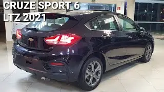 Chevrolet Cruze Sport 6 LTZ 2021 - Interior TODO preto e Teto solar!!