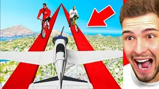 FLUGZEUG vs. FAHRRAD PARKOUR! (GTA 5)