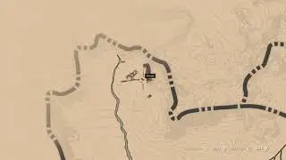 RDR2 - Hermit lady (dog lady) - Torn Treasure map