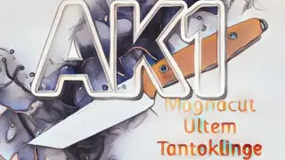 Böker AK1 - Tanto, Magnacut, Ultem 🇩🇪 - Vorstellung + Griffschalenwechsel