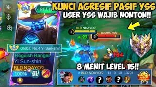 AGRESIF FARM TOP GLOBAL YISUNSHIN CARA LAWAN HERO ASSASIN MENGGUNAKAN YSS ITEM INI SESAKIT INI