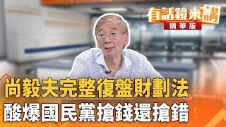 尚毅夫完整復盤財劃法　酸爆國民黨搶錢還搶錯｜尚毅夫 陳東豪｜陳園淳｜【#有話鏡來講】20250911