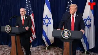Trump and Netanyahu hold media availability | Telemundo English