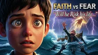 He Trusted Allah in the Storm | Islamic Moral Story | Faith, Courage & Saving Lives 