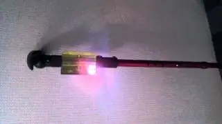 D&P LED light on walking stick