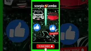 Lamborghini Vs scorpio full comparison video#viral#trending#youtube shorts#shorts