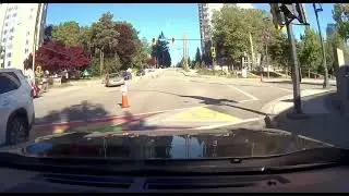 RAV4 Pre-collision System in action 