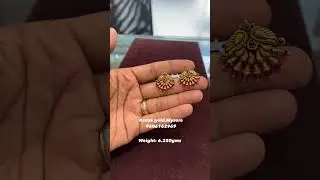 👌 Beautiful fancy earrings designs #earrings #lightweightgoldearrings ll Pavithralochan