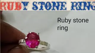 Make a Ruby stone Ring / @Rs jewellery @💍💍