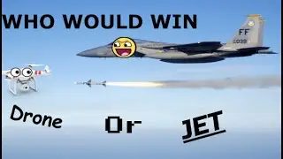 Drone VS Jet... Does The Drone Fight?