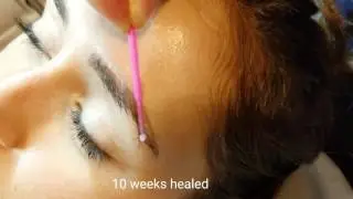 Microblading Eyebrows Transformation