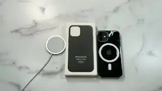 Official iPhone 12 mini Leather Case with MagSafe