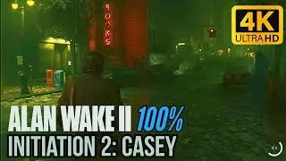 Alan Wake 2 - Initiation 2: Casey | 100% Walkthrough [Collectibles, Puzzles, Trophies]