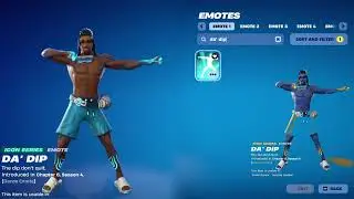 Скин Tidewalker Trace для Fortnite. ВСЕ ЭМОЦИИ И ТАНЦЫ ИЗ СЕРИИ ICON!