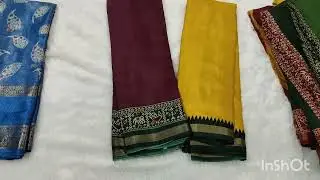 ❤️ #maheshwarisilk full sarees #mangalagiri ₹450 #offerprice #what'sapp9849313200 #kalamkarisarees 
