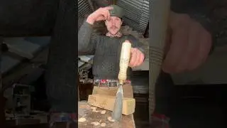 Restoring An Old Carving Gouge #handtools #restoration #sharpening #craft #woodwork