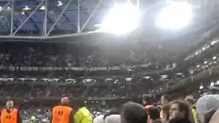 Porto's fans singing at Dublin