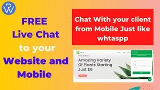 Add Live Chat to Your Website and Mobile for Free  | WordPress Free LIVE Chat