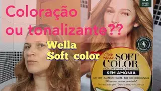 COLORA&Ccedil;&Atilde;O SOFT COLOR - WELLA COR 80 LOURO CLARO /colora&ccedil;&atilde;o  ou tonalizante??