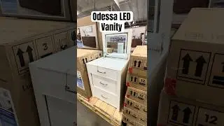 Новинка в Costco! ✨ Тумба Universal Broadmoore Odessa со светодиодным зеркалом и местом для хранения