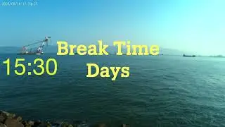 15 Minutes Break Time with music | Original Piano Music 🎹 | 🔥 | SEA VIEW SUNSET | BLUE SKY DAYS