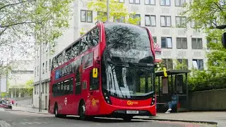 FULL ROUTE VISUAL | London General Route 77 Waterloo Station To Tooting Station | EH303 (YX18KXR)