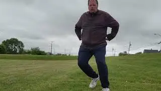 The Guy Eating Apple Pies then Being Chased By Dogs
