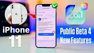 iOS 26.1 Public Beta 4 on iPhone 11 - New Features iOS 26.1 iPhone 11 - Performance, Battery, Issues